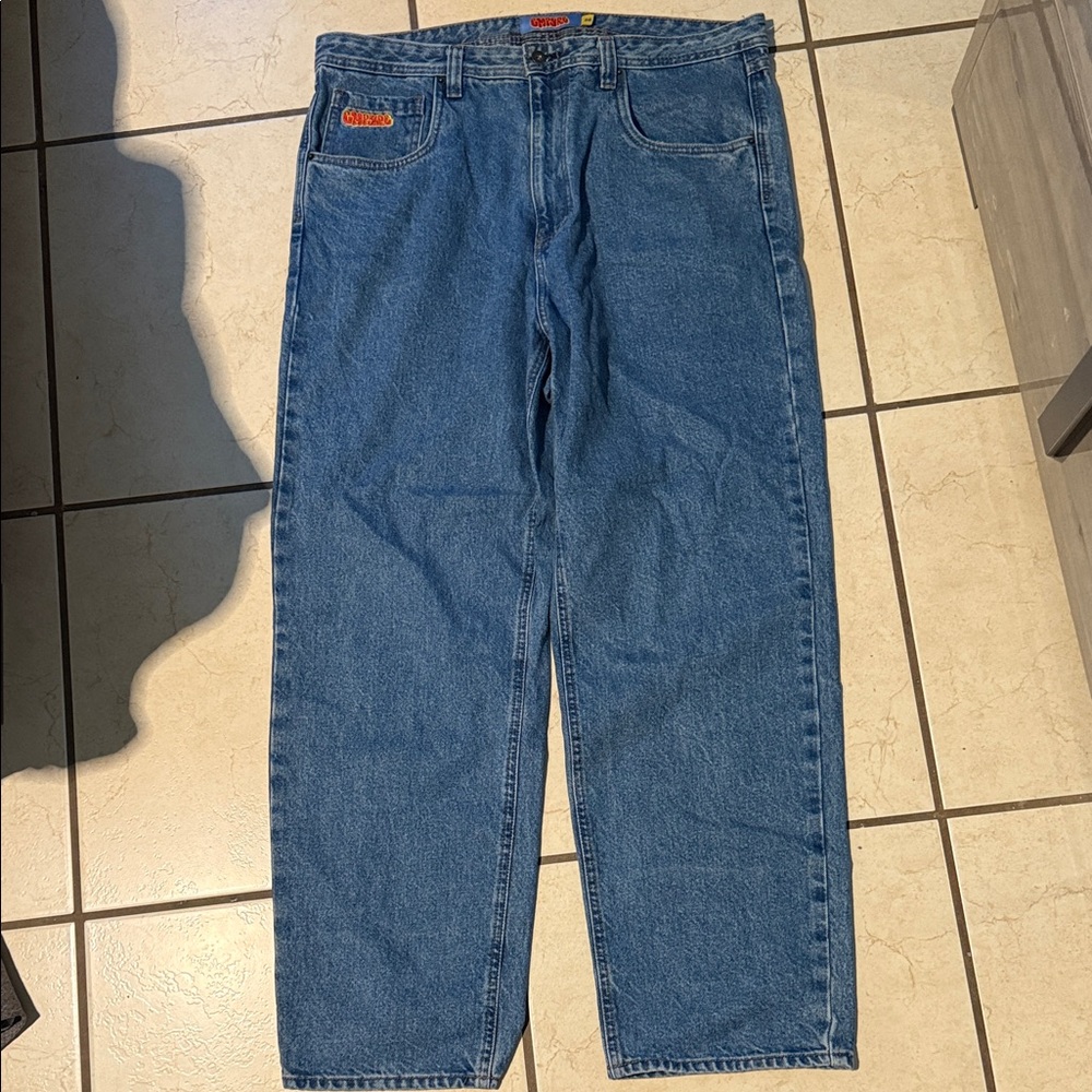 Empyre Relaxed Fit Blue Jeans